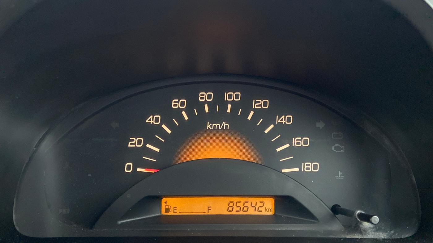 2013 Maruti Wagon R 1.0 LXI, Petrol, Manual, 85,442 km, Odometer Image