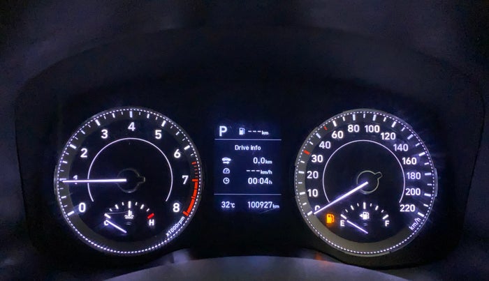 2021 Hyundai VENUE SX PLUS 1.0 TURBO DCT, Petrol, Automatic, 1,00,927 km, Odometer Image