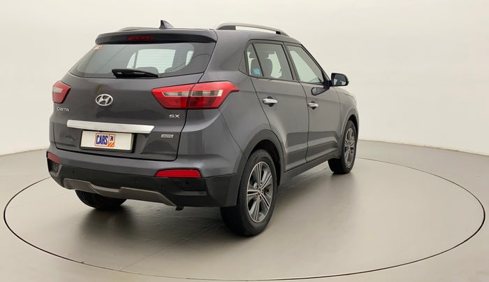 2016 Hyundai Creta SX PLUS AT 1.6 PETROL, Petrol, Automatic, 1,01,679 km, Right Back Diagonal