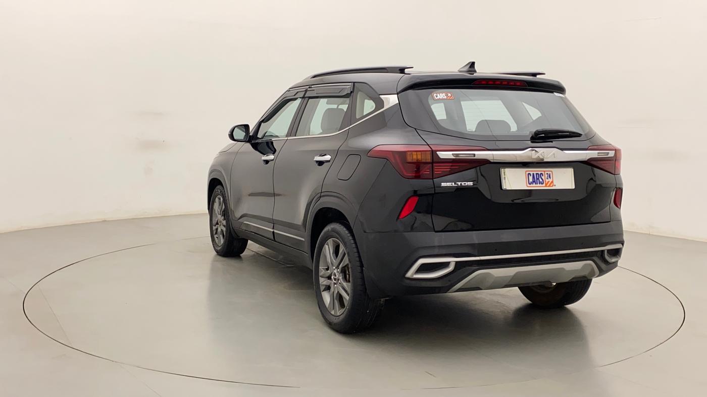 2021 KIA SELTOS HTX 1.5 DIESEL, Diesel, Manual, 1,19,522 km, Left Back Diagonal