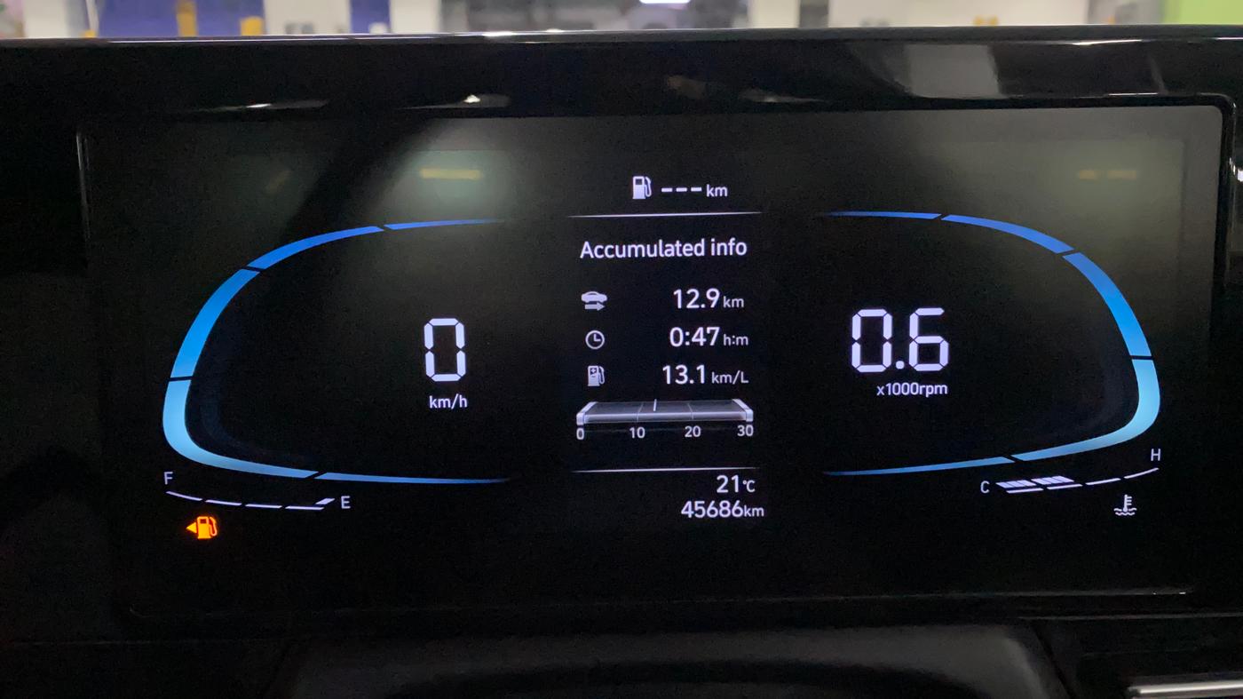 2023 Hyundai Verna S MT 1.5 MPI, Petrol, Manual, 45,673 km, Odometer Image
