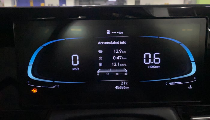 2023 Hyundai Verna S MT 1.5 MPI, Petrol, Manual, 45,673 km, Odometer Image