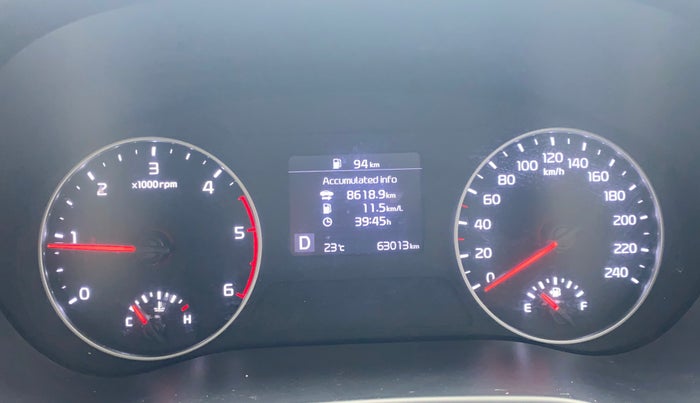 2021 KIA SELTOS HTK PLUS AT 1.5 DIESEL, Diesel, Automatic, 63,013 km, Odometer Image
