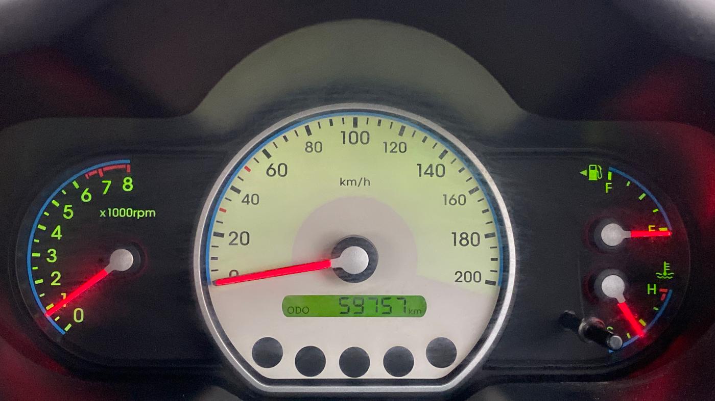 2009 Hyundai i10 MAGNA 1.2, Petrol, Manual, 59,757 km, Odometer Image