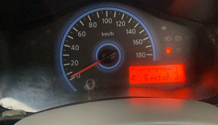 2017 Datsun Redi Go S, Petrol, Manual, 51,435 km, Odometer Image