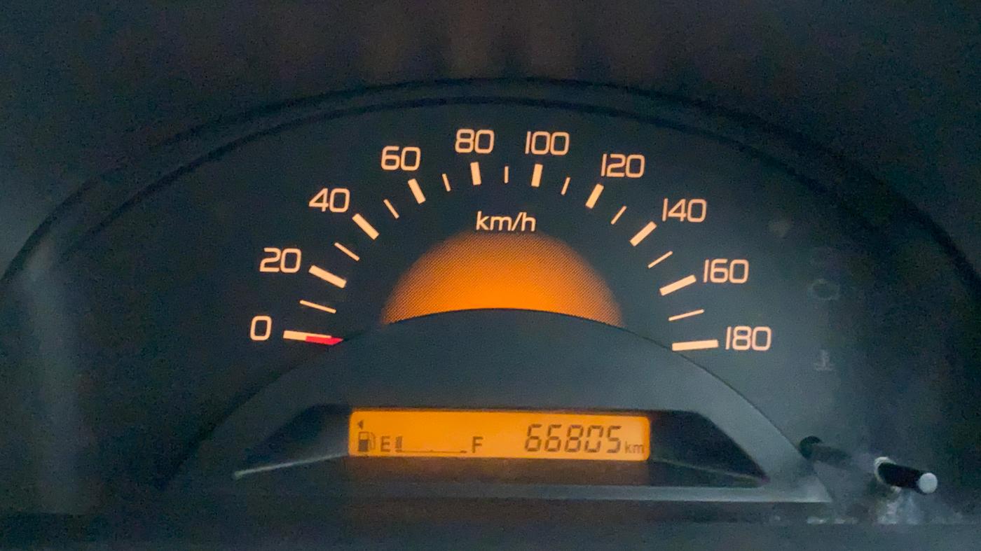 2011 Maruti Wagon R 1.0 LXI, Petrol, Manual, 66,805 km, Odometer Image