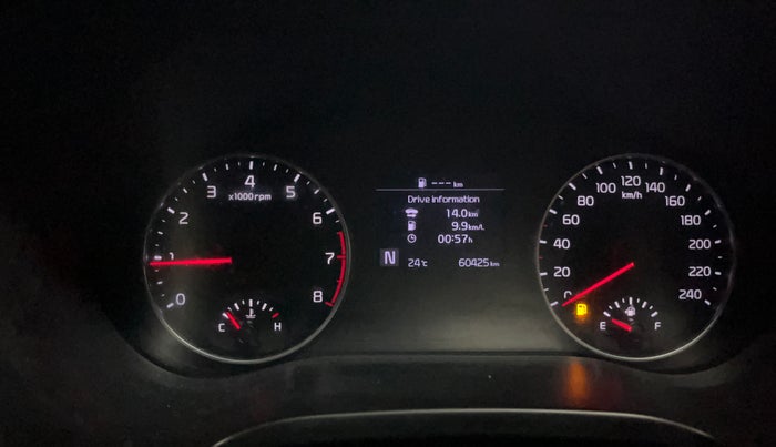 2022 KIA SELTOS HTK PLUS 1.5 IMT, Petrol, Manual, 60,425 km, Odometer Image