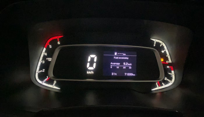 2022 KIA SONET HTX 1.5, Diesel, Manual, 71,337 km, Odometer Image