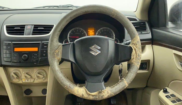 2012 Maruti Swift Dzire VXI, Petrol, Manual, 70,739 km, Steering Wheel Close Up