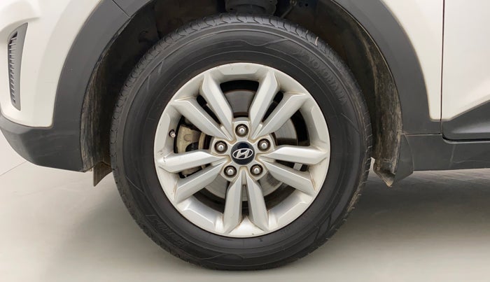 2017 Hyundai Creta E PLUS 1.6 PETROL, Petrol, Manual, 45,965 km, Left Front Wheel