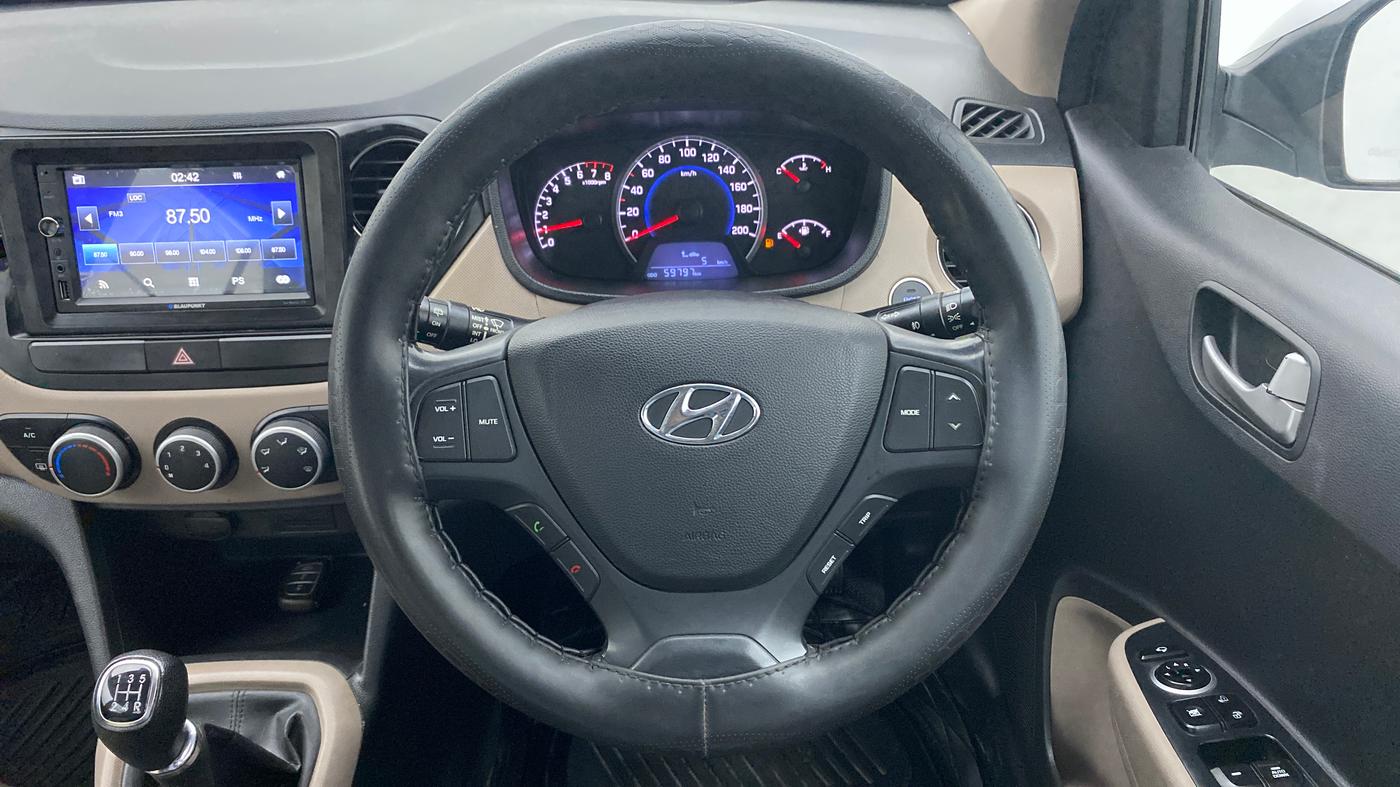 2013 Hyundai Grand i10 ASTA 1.2 VTVT, Petrol, Manual, 59,859 km, Steering Wheel Close Up