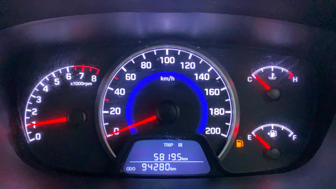 2018 Hyundai Grand i10 SPORTZ 1.2 KAPPA VTVT, Petrol, Manual, 94,280 km, Odometer Image