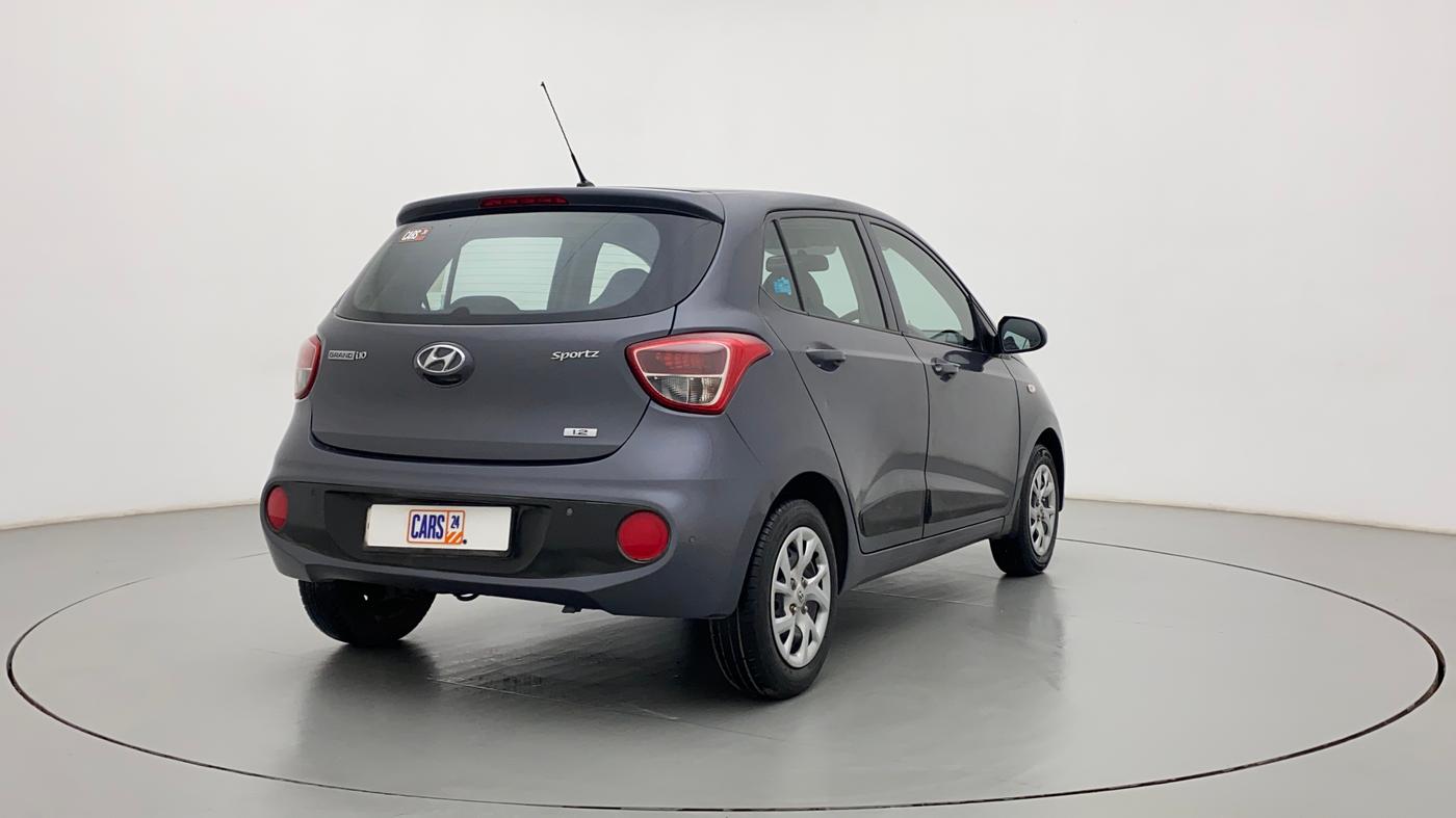 2018 Hyundai Grand i10 SPORTZ 1.2 KAPPA VTVT, Petrol, Manual, 94,280 km, Right Back Diagonal