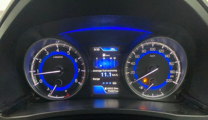 2016 Maruti Baleno ALPHA PETROL 1.2, Petrol, Manual, 70,367 km, Odometer Image