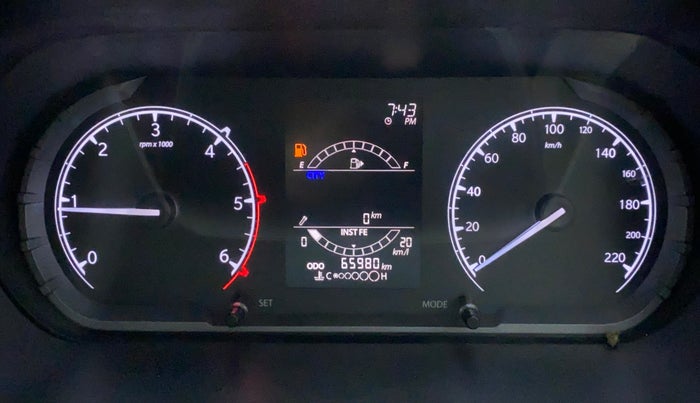 2019 Tata Harrier XT 2.0L KRYOTEC, Diesel, Manual, 65,980 km, Odometer Image