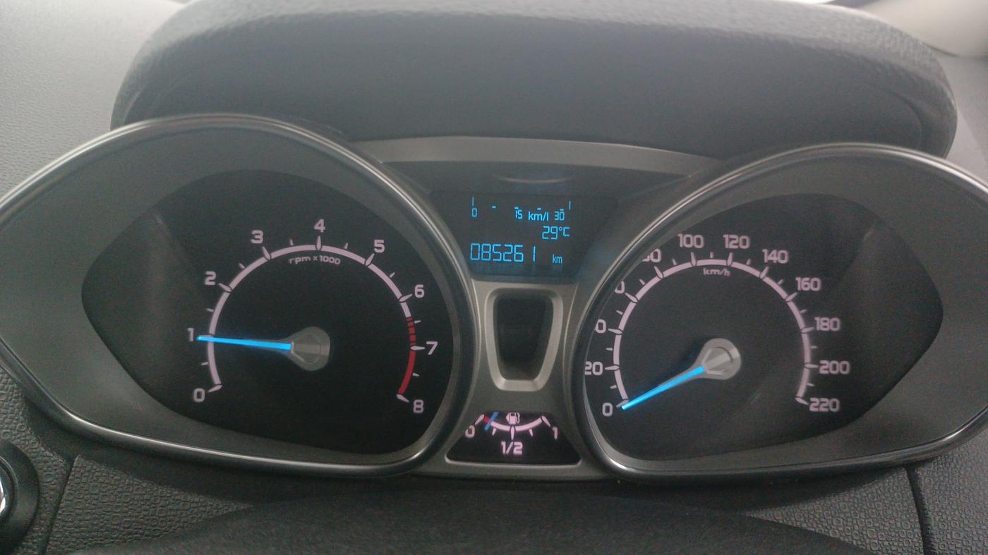 2017 Ford Ecosport TITANIUM+ 1.0L ECOBOOST, Petrol, Manual, 85,259 km, Odometer Image