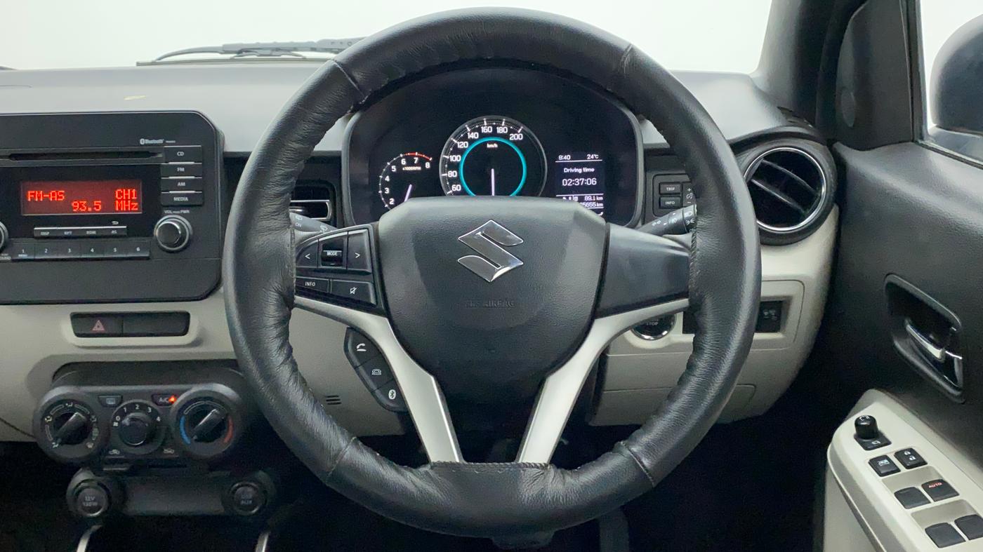 2019 Maruti IGNIS ZETA 1.2 AMT, Petrol, Automatic, 25,655 km, Steering Wheel Close Up