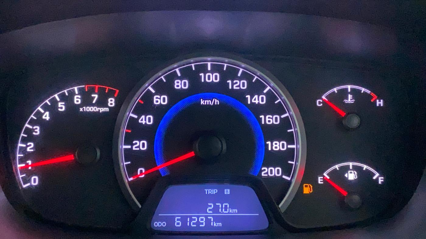 2013 Hyundai Grand i10 MAGNA 1.2 KAPPA VTVT, Petrol, Manual, 61,296 km, Odometer Image