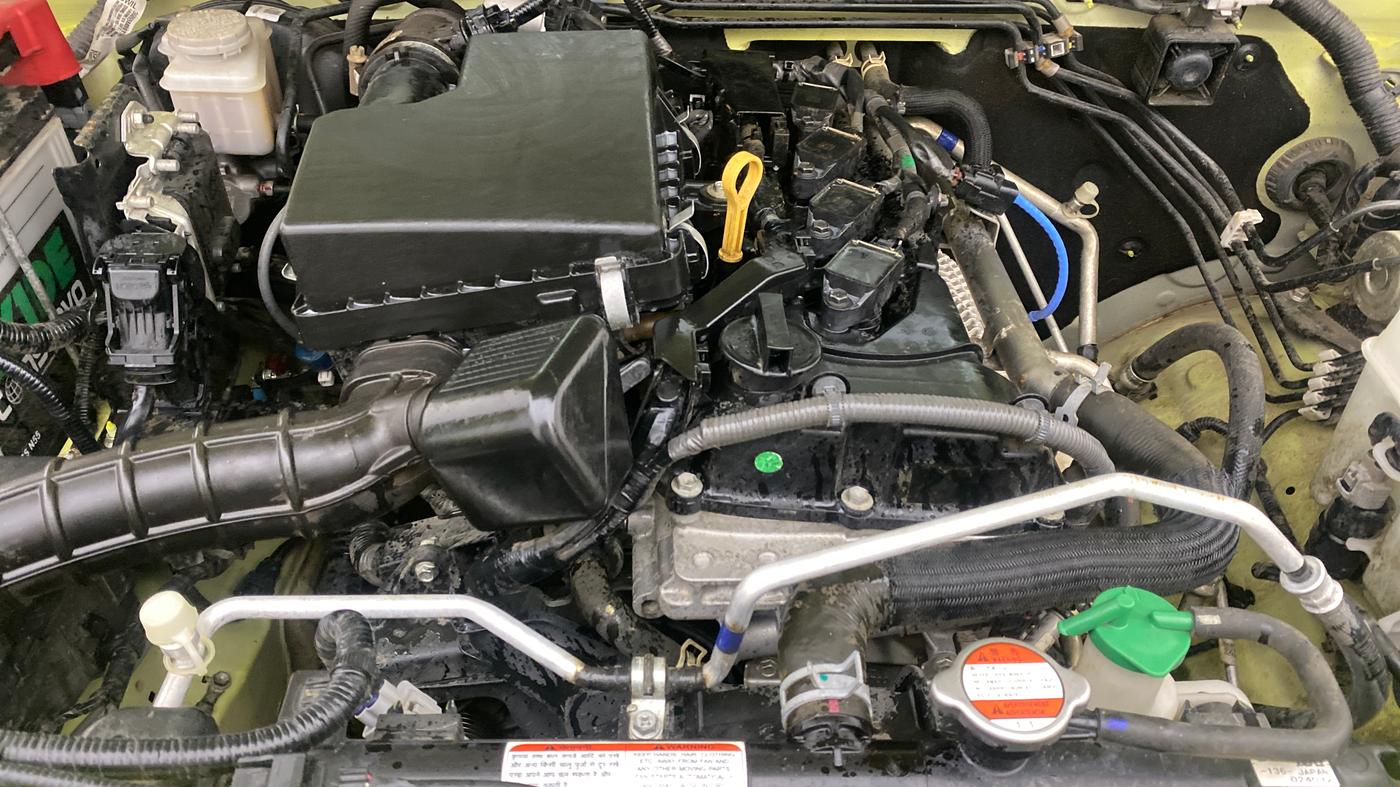 2023 Maruti JIMNY ALPHA ALL GRIP PRO MT, Petrol, Manual, 27,531 km, Engine View