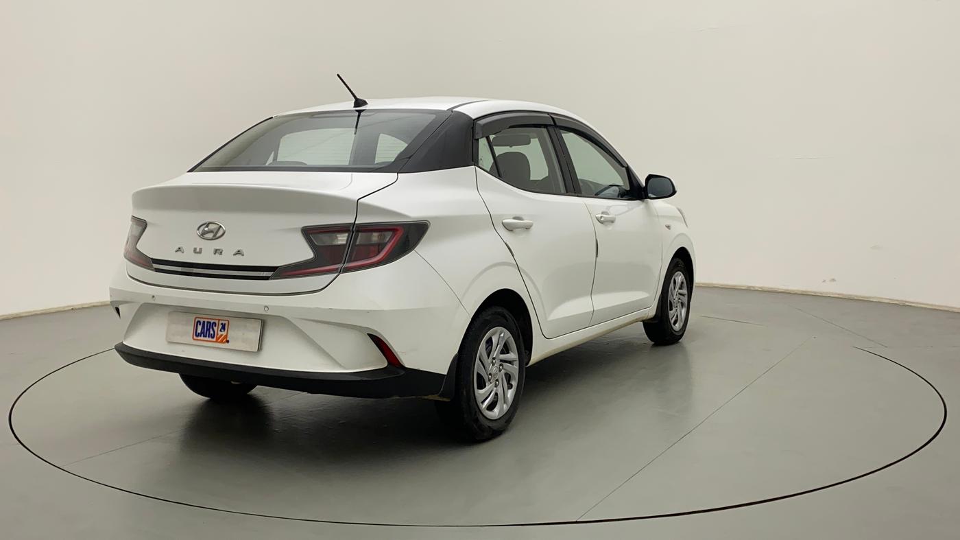 2021 Hyundai AURA S 1.2 CNG, CNG, Manual, 47,673 km, Right Back Diagonal