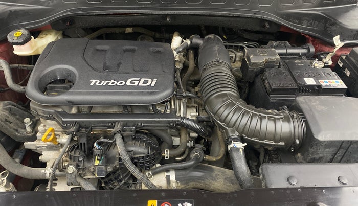 2022 KIA SONET HTX 1.0 IMT, Petrol, Manual, 27,350 km, Engine View