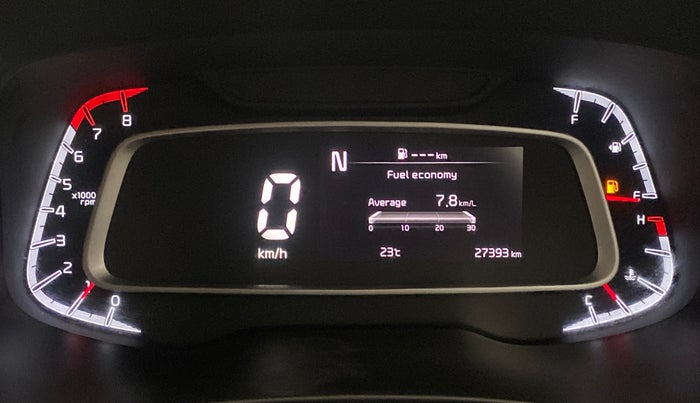 2022 KIA SONET HTX 1.0 IMT, Petrol, Manual, 27,350 km, Odometer Image