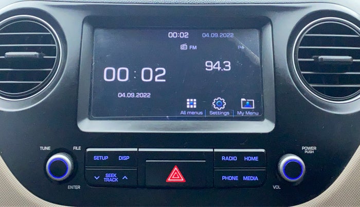 2017 Hyundai Grand i10 SPORTZ O 1.2, Petrol, Manual, 50,336 km, Infotainment System