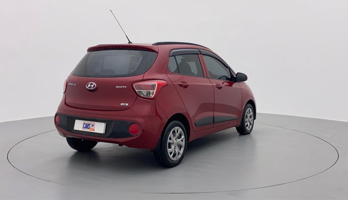 2017 Hyundai Grand i10 SPORTZ O 1.2, Petrol, Manual, 50,336 km, Right Back Diagonal