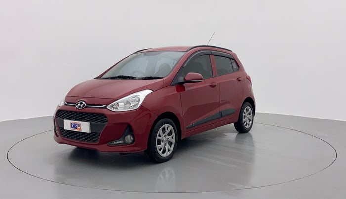 2017 Hyundai Grand i10 SPORTZ O 1.2, Petrol, Manual, 50,336 km, Left Front Diagonal