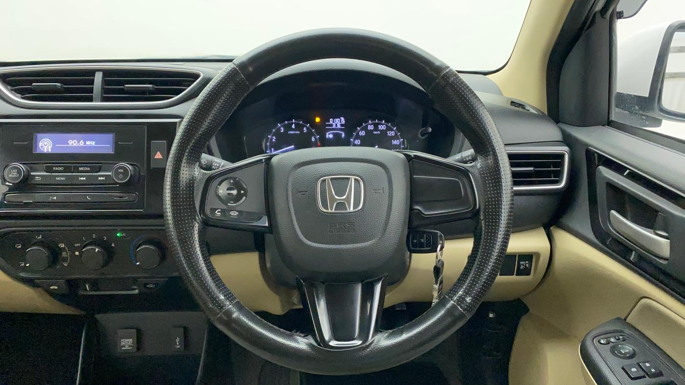 2021 Honda Amaze 1.2L I-VTEC S, Petrol, Manual, 13,015 km, Steering Wheel Close Up