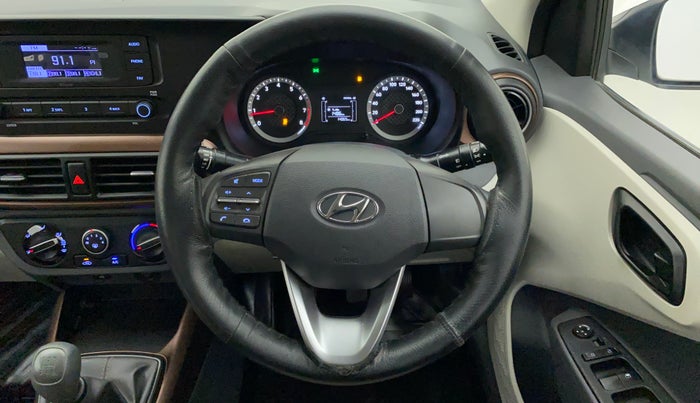 2021 Hyundai AURA S 1.2 CNG, CNG, Manual, 14,521 km, Steering Wheel Close Up