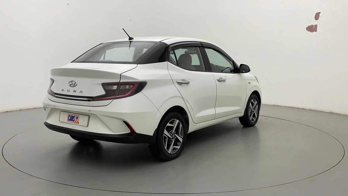 2021 Hyundai AURA S 1.2 CNG, CNG, Manual, 14,521 km, Right Back Diagonal