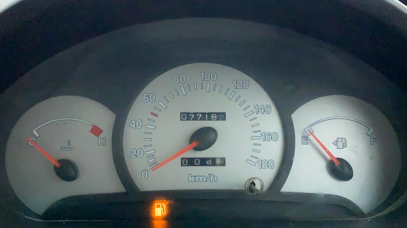2014 Hyundai Santro Xing GL PLUS, Petrol, Manual, 77,182 km, Odometer Image