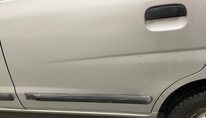 2011 Maruti Alto LXI, Petrol, Manual, 14,359 km, Rear left door - Slightly dented