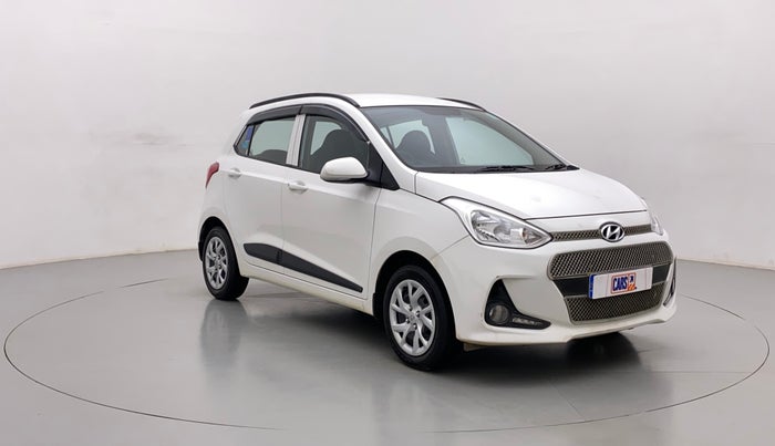 2017 Hyundai Grand i10 SPORTZ (O) 1.2 KAPPA VTVT, Petrol, Manual, 33,854 km, Right Front Diagonal
