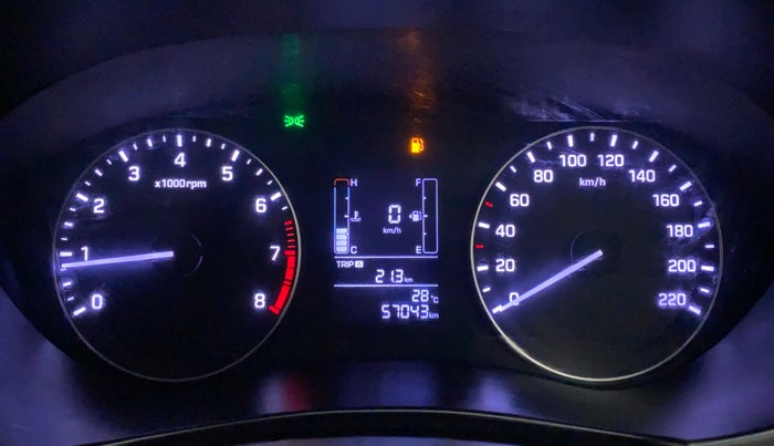 2017 Hyundai Elite i20 SPORTZ 1.2, Petrol, Manual, 57,199 km, Odometer Image