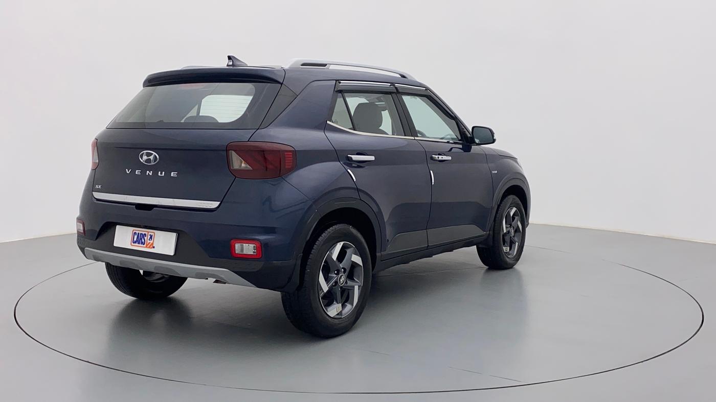 2021 Hyundai VENUE 1.0 TURBO GDI SX+ AT, Petrol, Automatic, 17,128 km, Right Back Diagonal