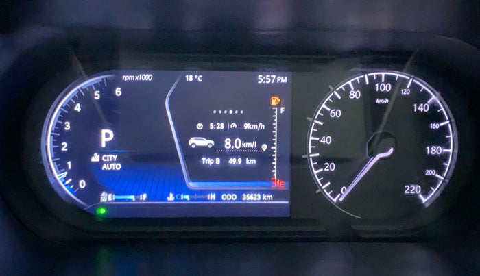2020 Tata Harrier XZA PLUS 2.0L, Diesel, Automatic, 35,623 km, Odometer Image