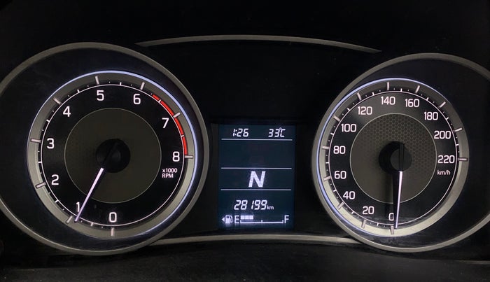 2019 Maruti Dzire ZXI PLUS AMT, Petrol, Automatic, 28,196 km, Odometer Image