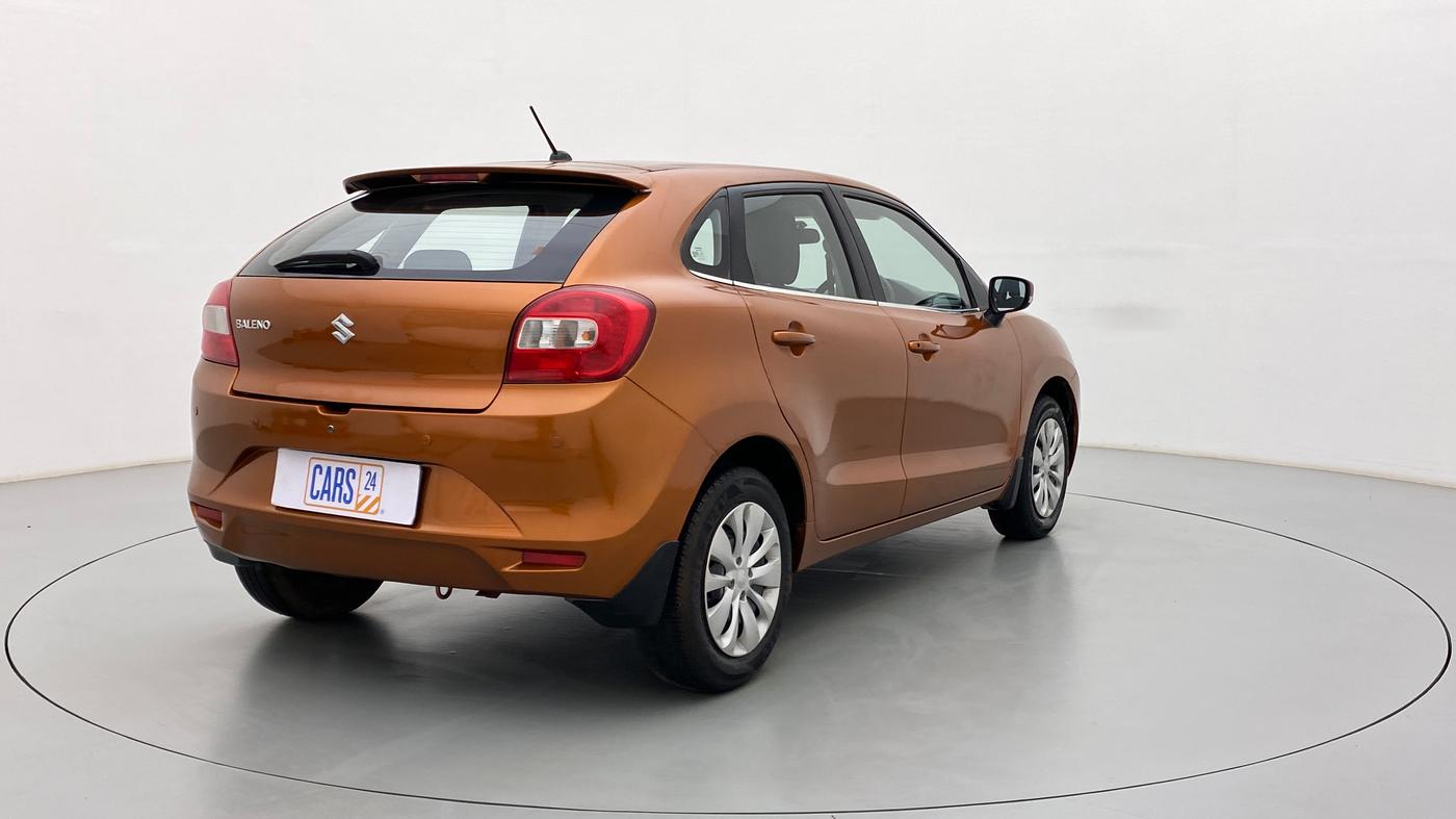 2016 Maruti Baleno DELTA 1.2 K12, Petrol, Manual, 48,256 km, Right Back Diagonal