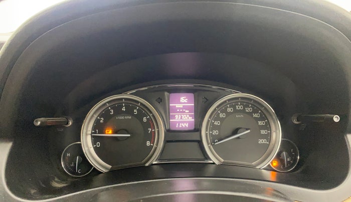 2015 Maruti Ciaz ZXI, Petrol, Manual, 93,649 km, Odometer Image