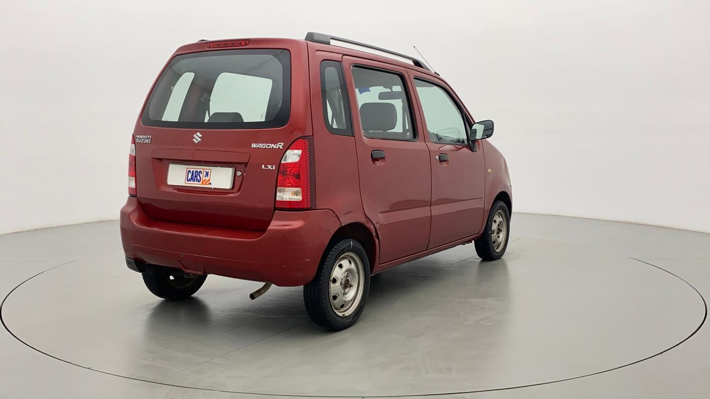 2010 Maruti Wagon R LXI MINOR, Petrol, Manual, 44,596 km, Right Back Diagonal
