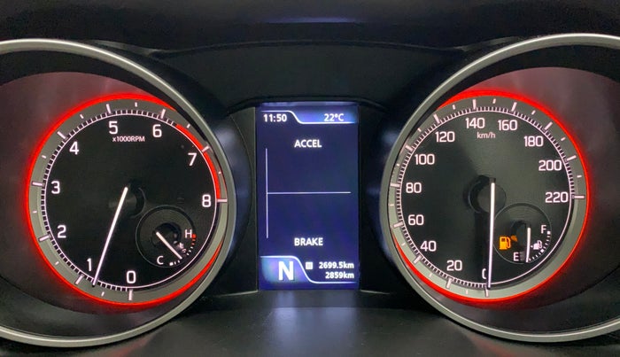 2022 Maruti Swift ZXI PLUS AMT DUAL TONE, Petrol, Automatic, 2,859 km, Odometer Image