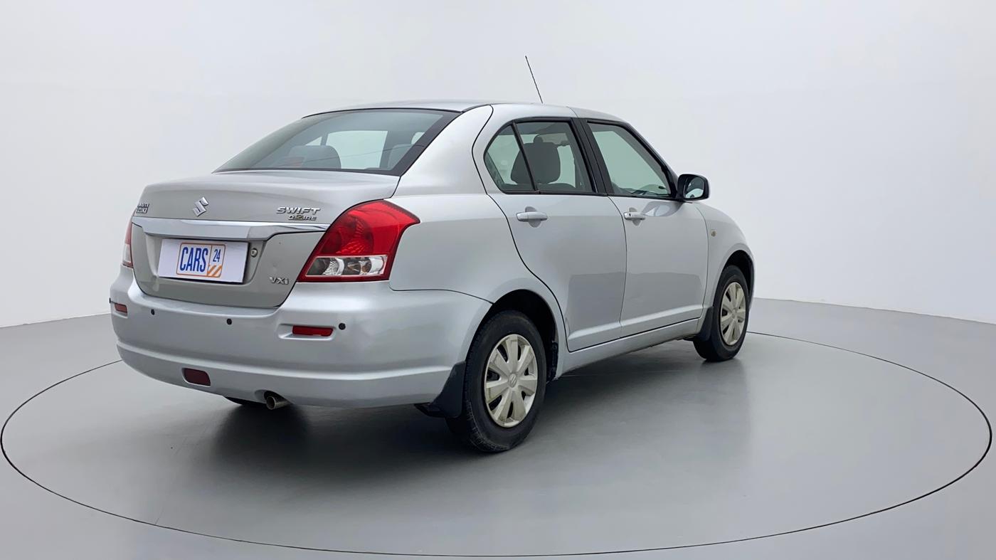 2010 Maruti Swift Dzire VXI, Petrol, Manual, 70,697 km, Right Back Diagonal