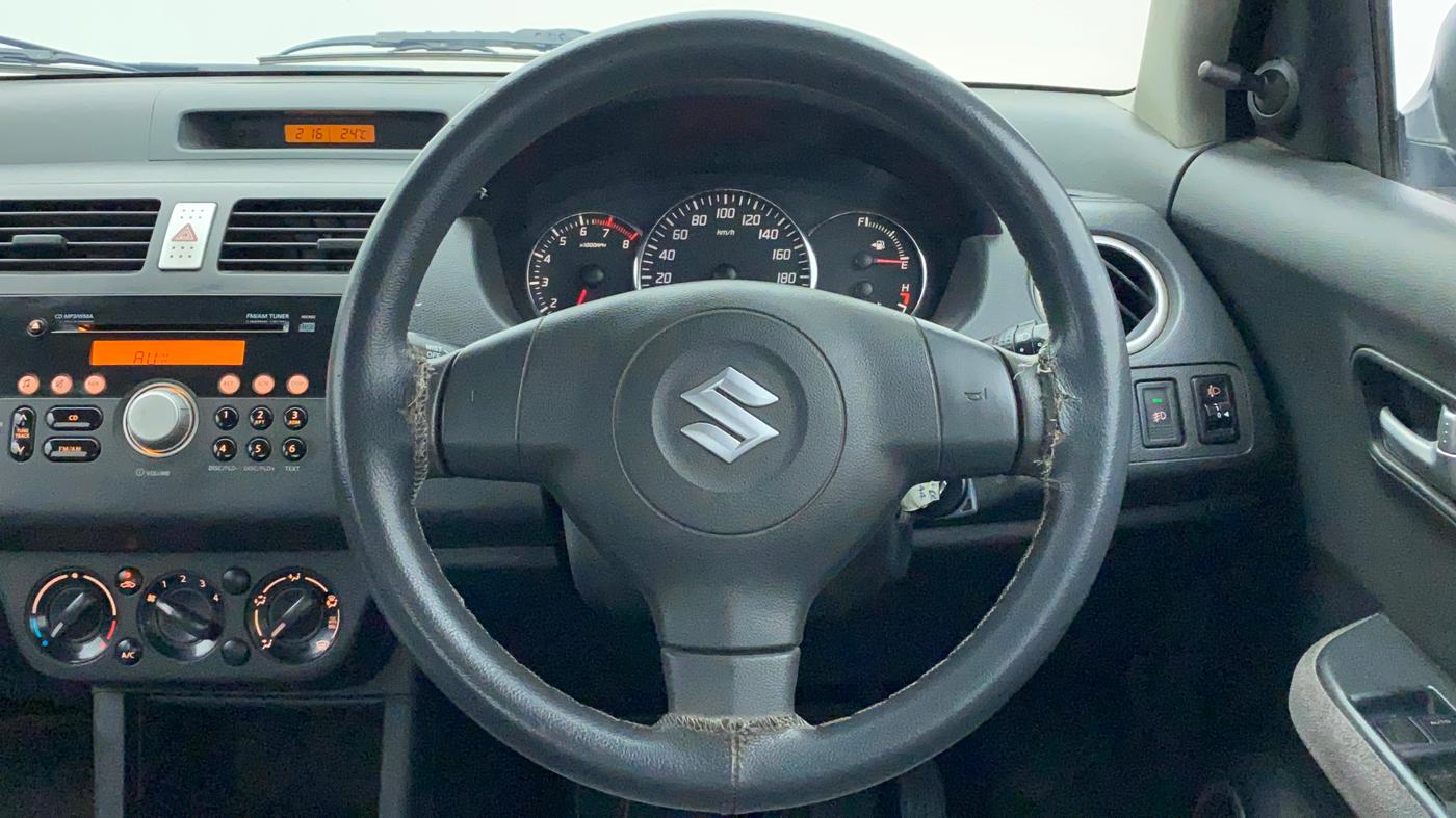 2010 Maruti Swift Dzire VXI, Petrol, Manual, 70,697 km, Steering Wheel Close Up