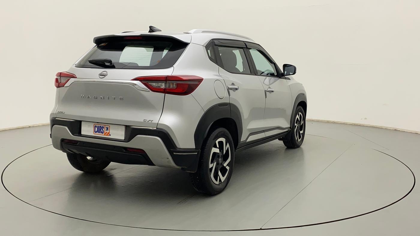 2022 Nissan MAGNITE XV TURBO CVT, Petrol, Automatic, 19,437 km, Right Back Diagonal