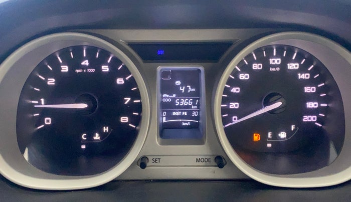 2017 Tata Tiago XZ PETROL, Petrol, Manual, 53,625 km, Odometer Image