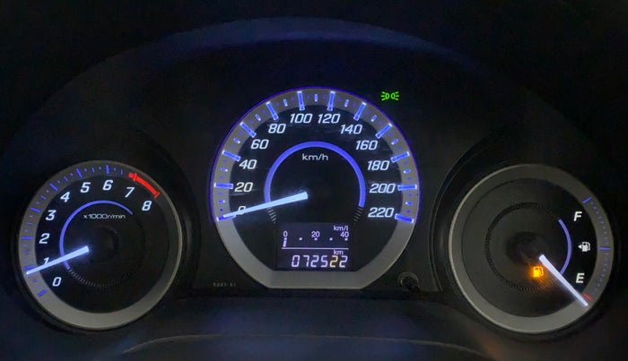 2012 Honda City 1.5L I-VTEC V MT, Petrol, Manual, 72,522 km, Odometer Image