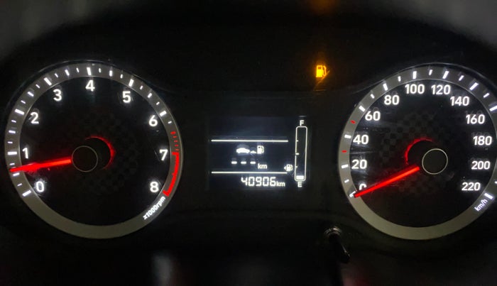 2021 Hyundai AURA S 1.2, Petrol, Manual, 40,897 km, Odometer Image