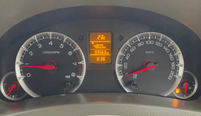 2017 Maruti Ertiga ZXI+, Petrol, Manual, 93,520 km, Odometer Image